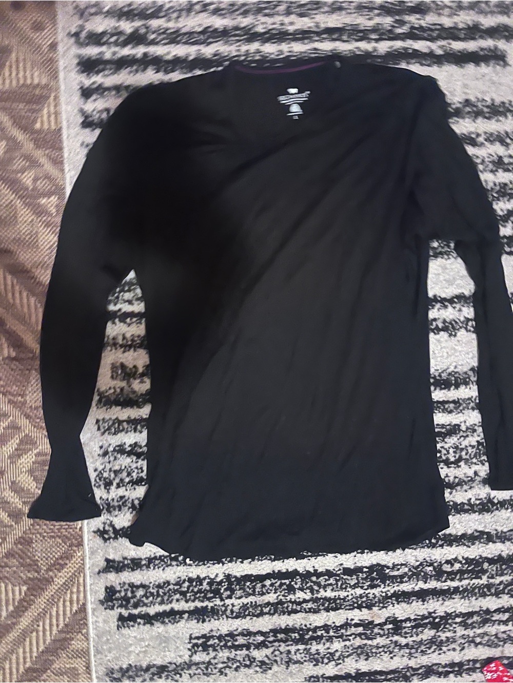 Black Long Sleeve Top